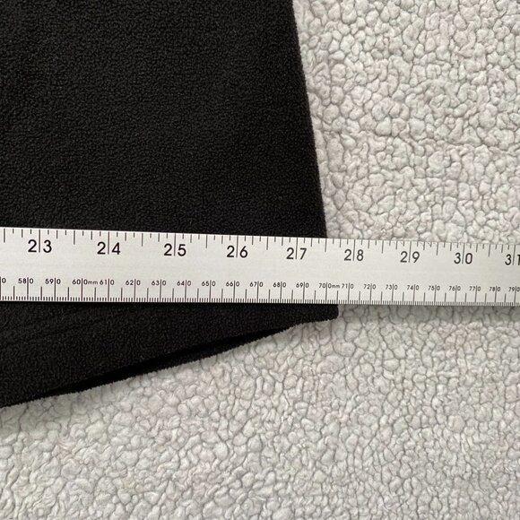 Active Zone Vest Women's Size 2X Full Zip Up Side Pockets Fleece Black Sleeveles - Picture 7 of 9